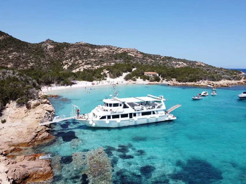 Turquoise water of the La Maddalena archipelago